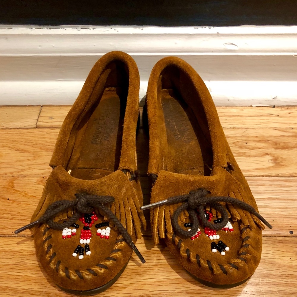 Minnetonka Kids’ Thunderbird II Moccasin New Sz 12